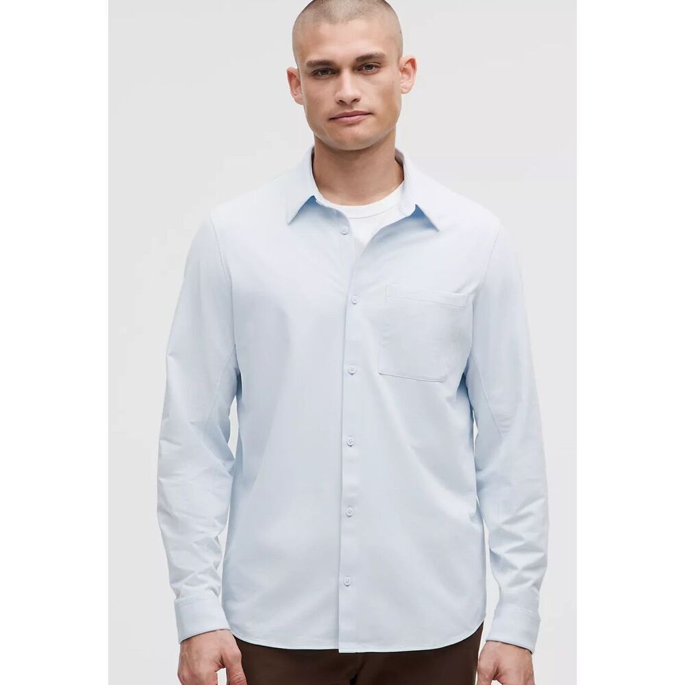 LULULEMON Men’s Commission Long-Sleeve Shirt, Leg $118 C30 - Picture 2 of 12
